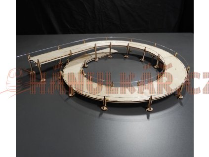 Rondela základ 1 kruh360°,R 542,8/604,4mm, 2 kolej