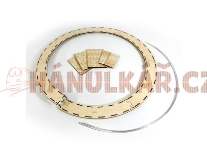 Rondela nástavba 1 kruh360°,R542,8mm,1 kolej