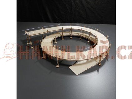 Rondela XL základ 1,5 kruh540°,R826,4/888mm,2 koleje