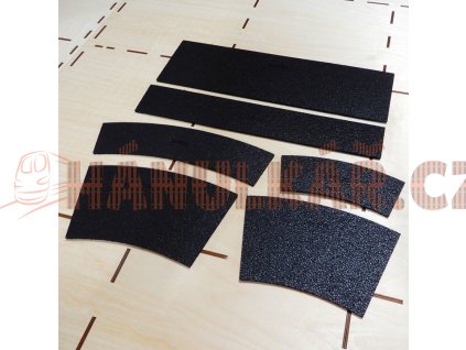H0 podloží oblouk s odbočkou Ra542,8x70x5mm,1k.2ks