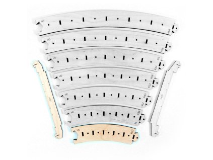 726 sablony pro obloukove trate r2 r3 flexi h0 6ks