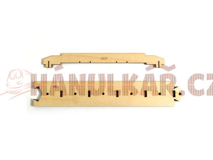 Šablony pro rovné tratě délka 230mm FLEXI H0 6ks