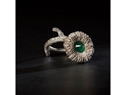 Lust prsten kvet smaragd 008 a fin SQ