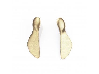 Maple Seeds Earrings - Gold