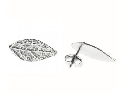 Leaves Earrings - Silver