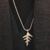 Thuja Twig Necklace - Silver