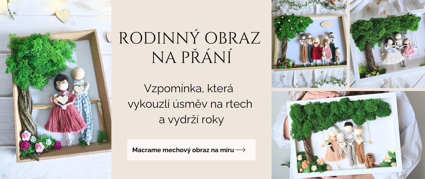 Personalizovaný mechový obraz