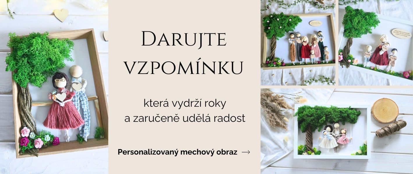 Personalizovaný mechový obraz