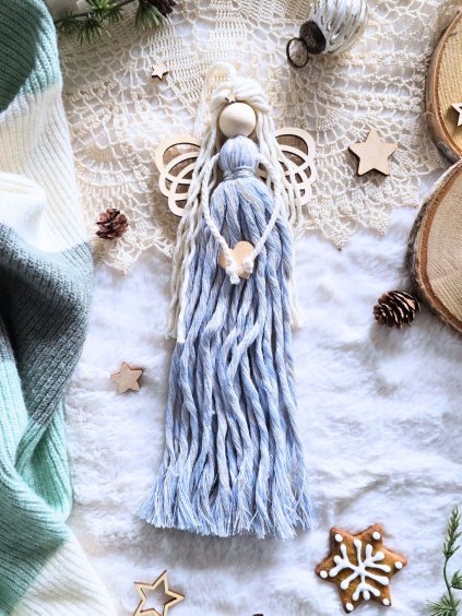 macrame andelka frozen velka drevena kridla hany dekorace eshop