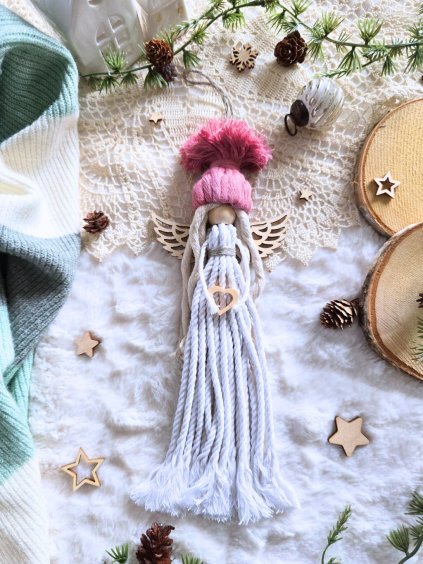macrame bytustka drevena kridla tm.ruzovaB hany dekorace eshop