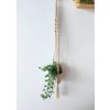 macrame zaves na kvetinac hany beigeII 03