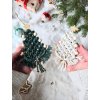 vanocni macrame stromecek zeleny prirodni hany dekorace