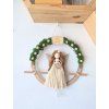 macrame andelka mech hnede vlasy dekorace hany