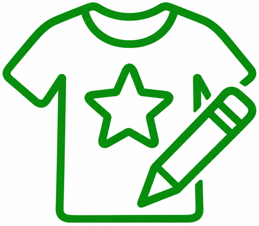 Vlastní Hanziwork grafika. Žádný katalogový merch.