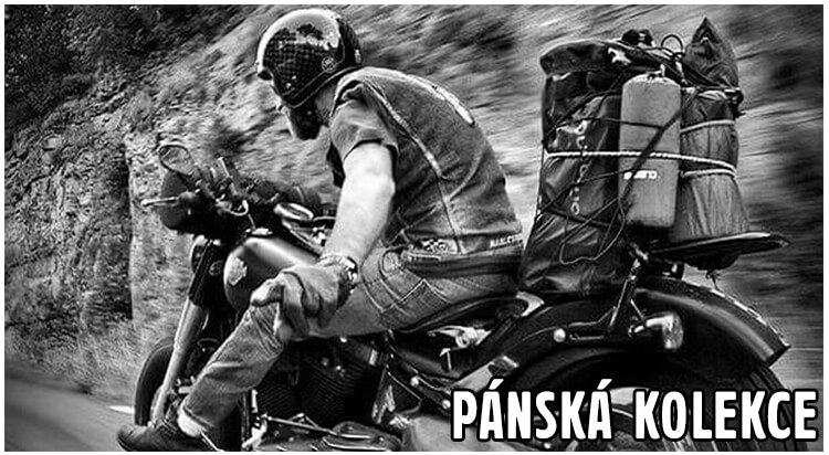 Pánská motorkářská trička a mikiny Hanziwork ve vintage garážovém stylu