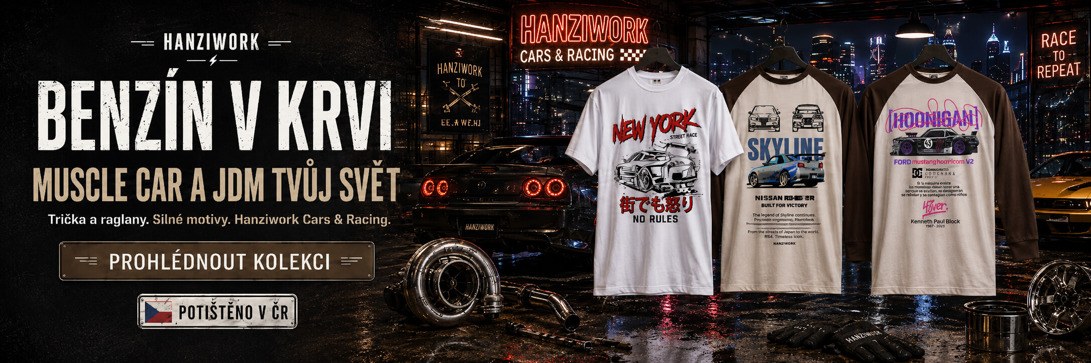 Cars&Racing, benzín v krvi, Muscle Car a JDM je tvůj svět