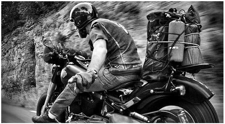 Pánská motorkářská trička a mikiny Hanziwork ve vintage garážovém stylu