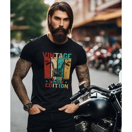 Pánské Tričko S Krátkým Rukávem Vintage Clothing 1968 model komprese