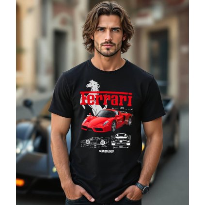 Pánské Tričko S Krátkým Rukávem Ferrari Enzo Model komprese