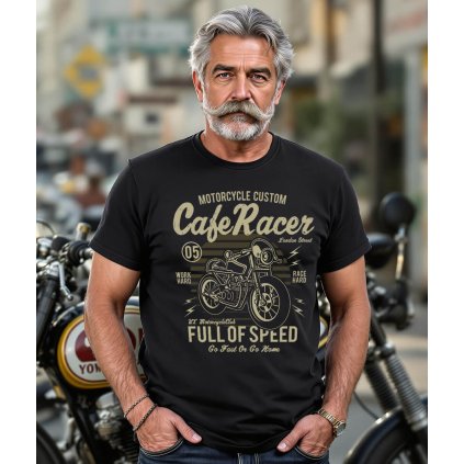 Pánské Tričko S Krátkým Rukávem Cafe Racer Full Speed Model komprese