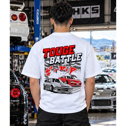 Pánské Oversize Tričko S Krátkým Rukávem Touge Battle Model