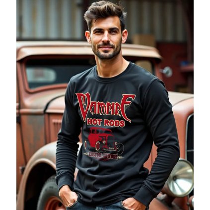 Pánské Tričko S Krátkým Rukávem Vampire model komprese