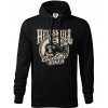 Dětská Mikina Přes Hlavu S Kapucí Custom Bike Hell Skull komp
