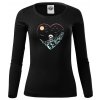 Dámské Tričko S Dlouhým Rukávem Skull At Heart komp