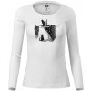 Dámské Tričko S Dlouhým Rukávem Kočičí Levitace komp