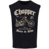 Pánské Tričko Bez Rukávu Chopper Born To Ride komprese