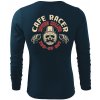 Pánské Tričko S Dlouhým Rukávem NAVY ZÁDA Cafe Racer Speed Killer Ton Up Boy řidítka