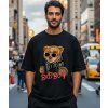 Pánské Streetwear Tričko Černé Oversize Bad Boy Model