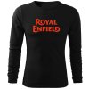 Pánské Tričko s Dlouhým Rukávem Royal Enfield nápis komprese