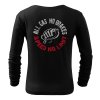 Dětské Tričko S Dlouhým Rukávem All Gas No Brakes záda komprese