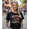 Dámské Tričko S Krátkým Rukávem Hanziwork Kustom Kulture Modelka komprese