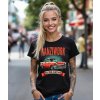 Dámské Tričko S Krátkým Rukávem Hanziwork Kustom Culture Modelka komprese