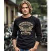 Pánské Tričko S Dlouhým Rukávem American Custom Motorcycles Model komprese