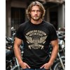Pánské Tričko S Krátkým Rukávem American Custom Motorcycles Model komprese