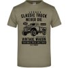 Pánské Tričko S Krátkým Rukávem Khaki Classic Truck komprese