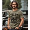 Pánské Tričko S Krátkým Rukávem Khaki Classic Truck Model komprese