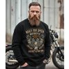 Pánská Mikina Přes Hlavu Bez Kapuce Built For Speed Motorcycle Model komprese