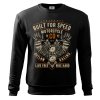 Pánská Mikina Přes Hlavu Bez Kapuce Built For Speed Motorcycle komprese