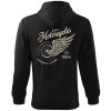 Pánská Mikina Na Zip S Kapucí Custom Motorcycles komprese