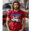 Pánské Červené Tričko S Krátkým Rukávem Mustang Shelby Model komprese