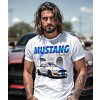 Pánské Bílé Tričko S Krátkým Rukávem Mustang Shelby Model komprese