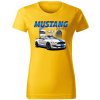 Dámské Žluté Tričko S Krátkým Rukávem Mustang Shelby komprese