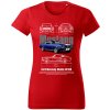 Dámské Červené Tričko S Krátkým Rukávem Mustang Shelby GT350 komprese