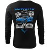 Pánské Tričko S Dlouhým Rukávem Corvette Záda komprese