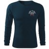 Pánské Tričko s Dlouhým Rukávem Logo NAVY All Gas komprese