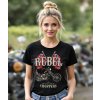 Dámské Tričko S Krátkým Rukávem Rebel Chopper modelka komprese